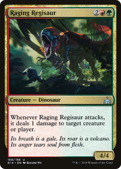 Raging Regisaur [Rivals of Ixalan]-1