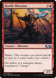 Hostile Minotaur [Core Set 2019]-1