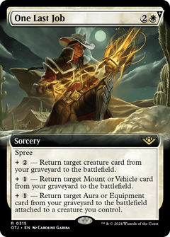 One Last Job (Extended Art) [Outlaws of Thunder Junction]-1
