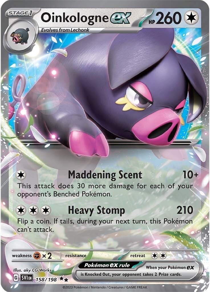 Oinkalogne ex (158/198) (Jumbo Card) [Scarlet & Violet: Base Set]-1