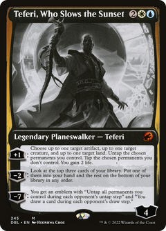 Teferi, Who Slows the Sunset [Innistrad: Double Feature]-1