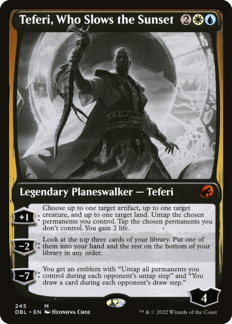 Teferi, Who Slows the Sunset [Innistrad: Double Feature]-1