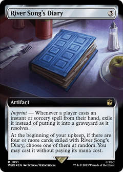 River Song's Diary (Extended Art) (Surge Foil) [Doctor Who]-1