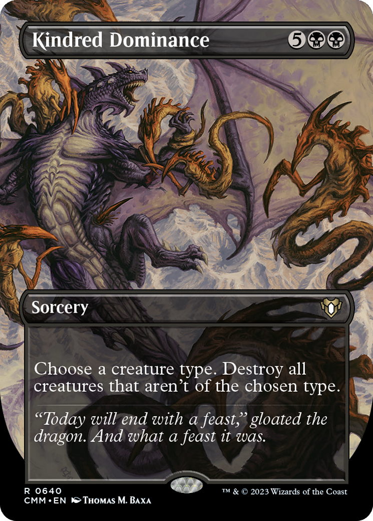 Kindred Dominance (Borderless Alternate Art) [Commander Masters]-1