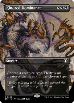 Kindred Dominance (Borderless Alternate Art) [Commander Masters]-1