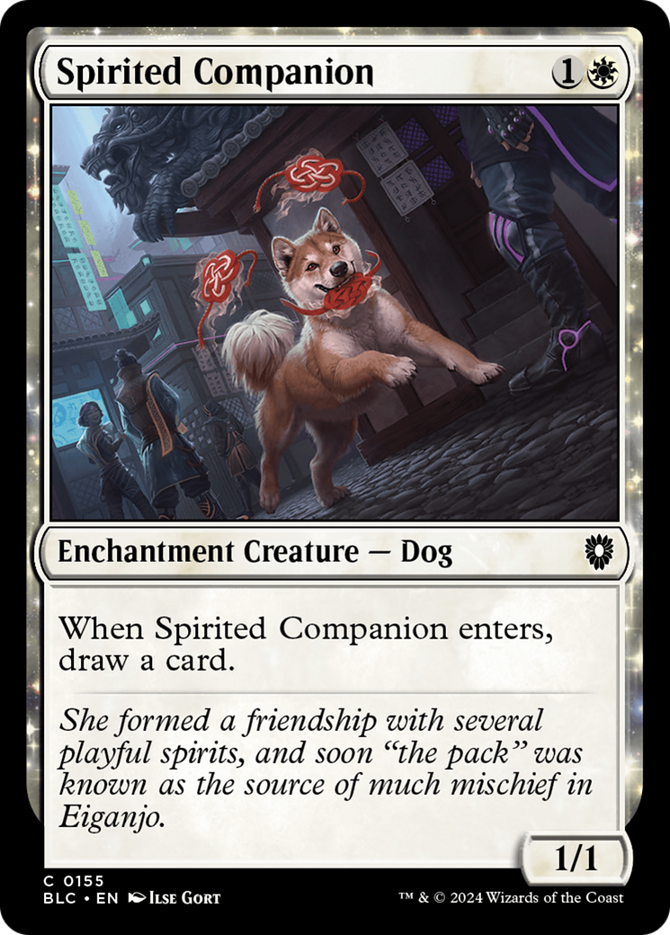 Spirited Companion [Bloomburrow Commander]-1