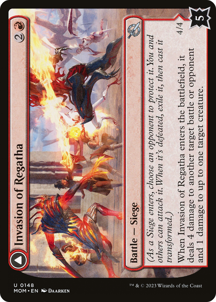 Invasion of Regatha // Disciples of the Inferno [March of the Machine]-3