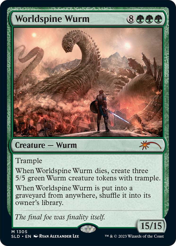 Worldspine Wurm (SLD-1305) - Secret Lair Drop-1