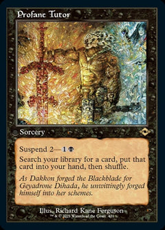 Profane Tutor (Retro Foil Etched) [Modern Horizons 2]-1