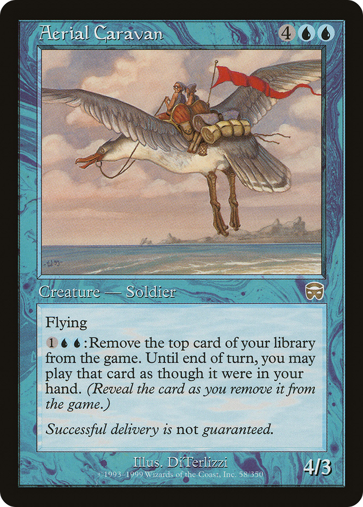 Aerial Caravan [Mercadian Masques]-1
