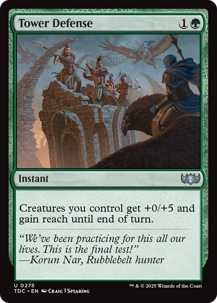 Tower Defense [Tarkir: Dragonstorm Commander]-1