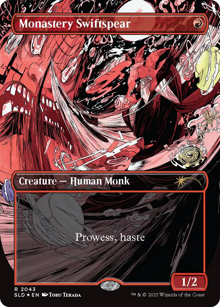Monastery Swiftspear (2043) (Raised Foil) [Secret Lair Drop Series]-1
