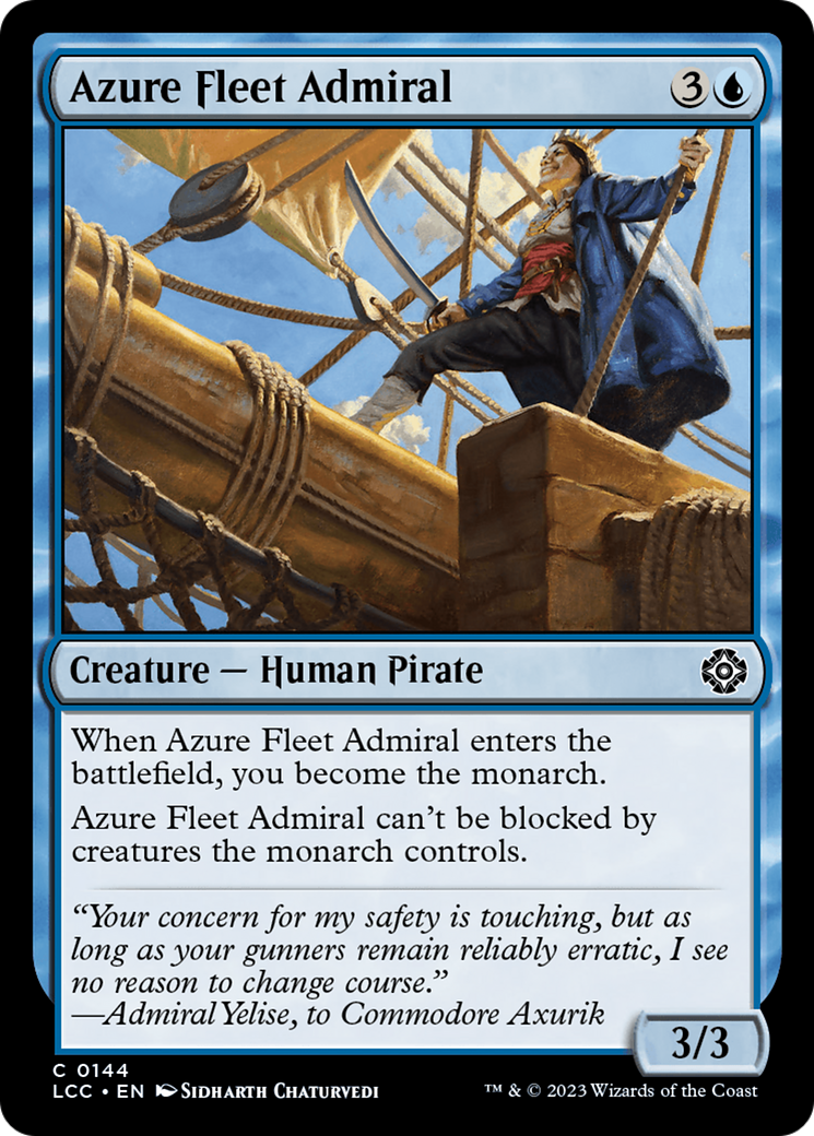 Azure Fleet Admiral [The Lost Caverns of Ixalan Commander]-1