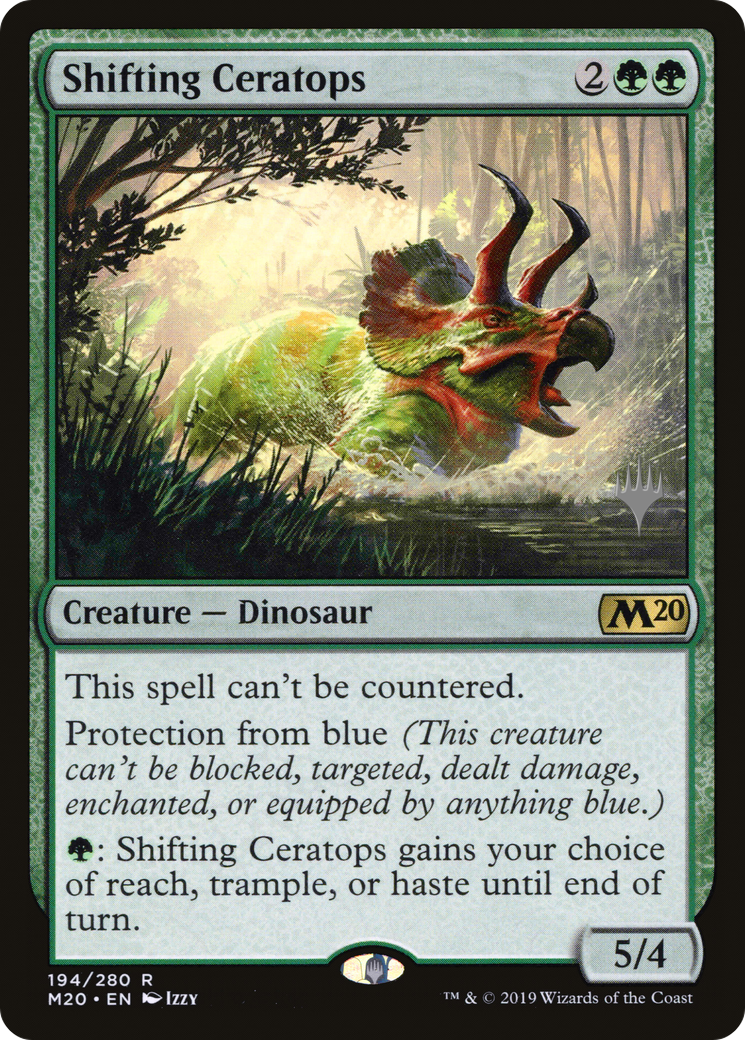 Shifting Ceratops (Promo Pack) [Core Set 2020 Promos]-1