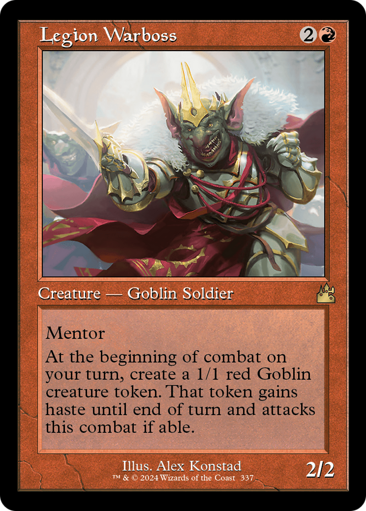 Legion Warboss (Retro Frame) [Ravnica Remastered]-1