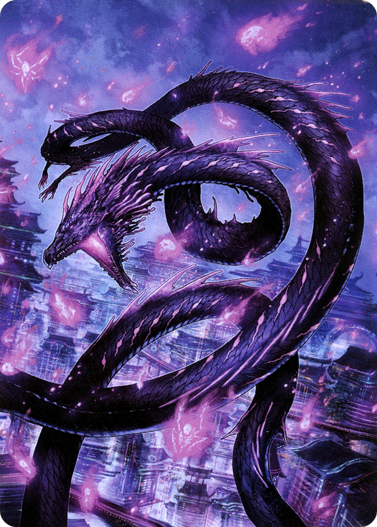 Junji, the Midnight Sky // Junji, the Midnight Sky (ANEO-058) - Neon Dynasty Art Series (Borderless) Foil-1