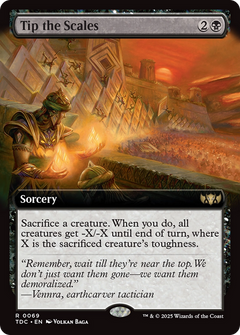 Tip the Scales (Extended Art) [Tarkir: Dragonstorm Commander]-1