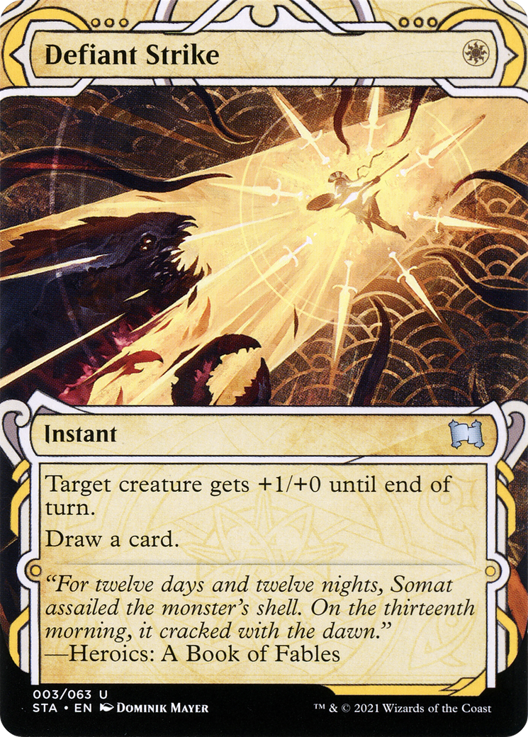 Defiant Strike [Strixhaven: School of Mages Mystical Archive]-1