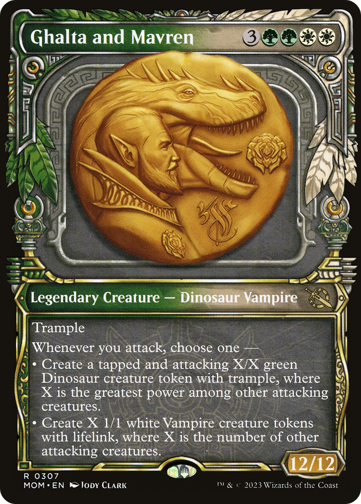 Ghalta and Mavren (Showcase Planar Booster Fun) [March of the Machine]-1