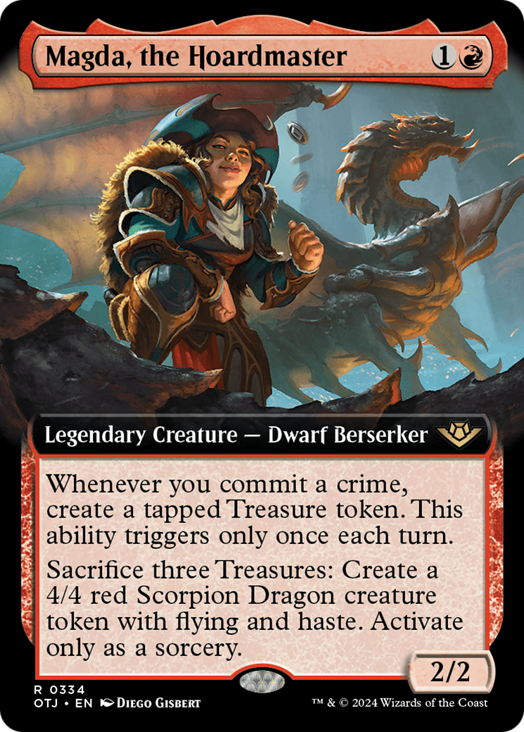 Magda, the Hoardmaster (Extended Art) [Outlaws of Thunder Junction]-1