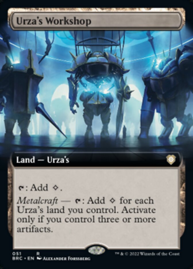 Urza's Workshop (Extended Art) [The Brothers' War Commander]-1