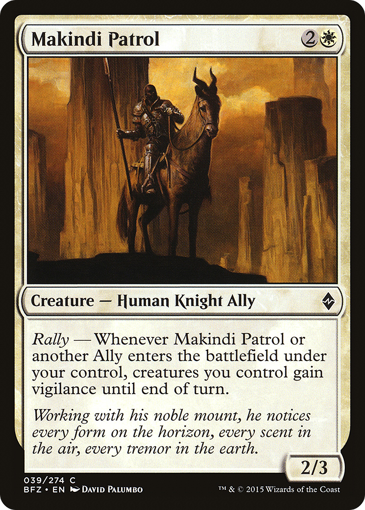 Makindi Patrol [Battle for Zendikar]-1