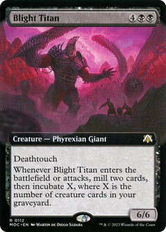 Blight Titan (Extended Art) [March of the Machine Commander]-1