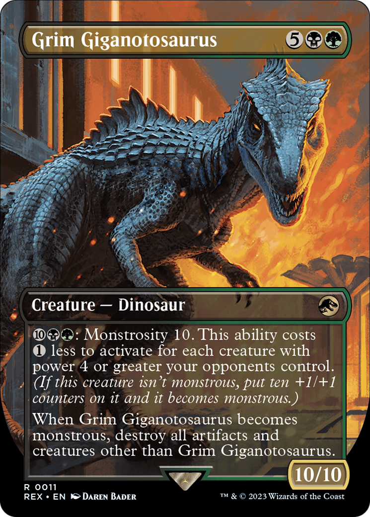 Grim Giganotosaurus (Borderless) [Jurassic World Collection]-1