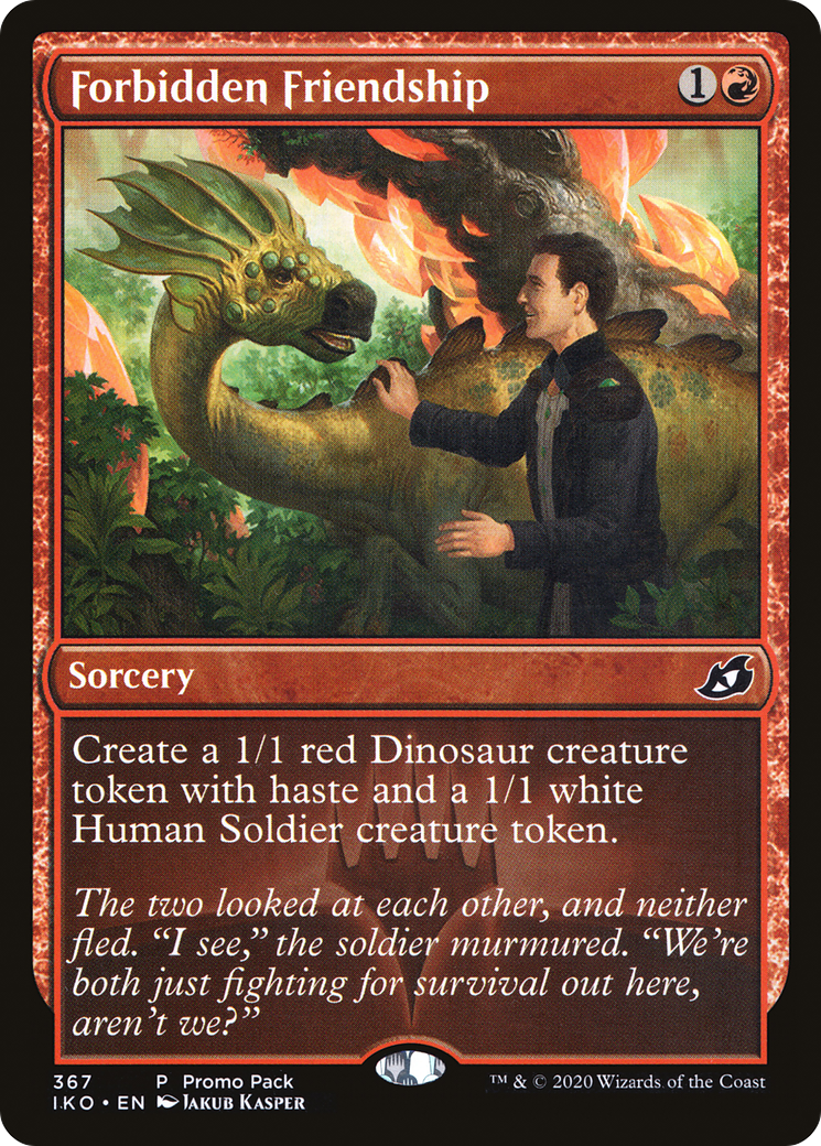 Forbidden Friendship (Promo Pack) [Ikoria: Lair of Behemoths Promos]-1