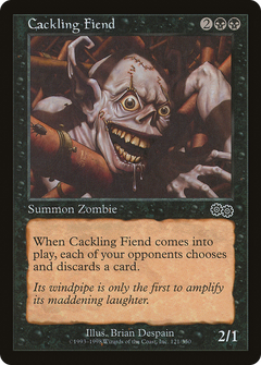 Cackling Fiend [Urza's Saga]-1