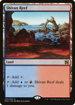 Shivan Reef [Duel Decks: Elves vs. Inventors]-1