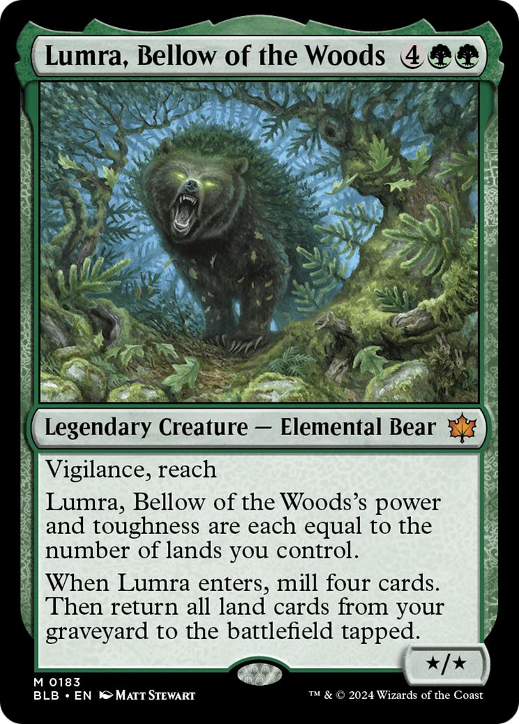 Lumra, Bellow of the Woods [Bloomburrow]-1
