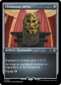 Champion's Helm (CMM-601) - Commander Masters Etched Foil-1