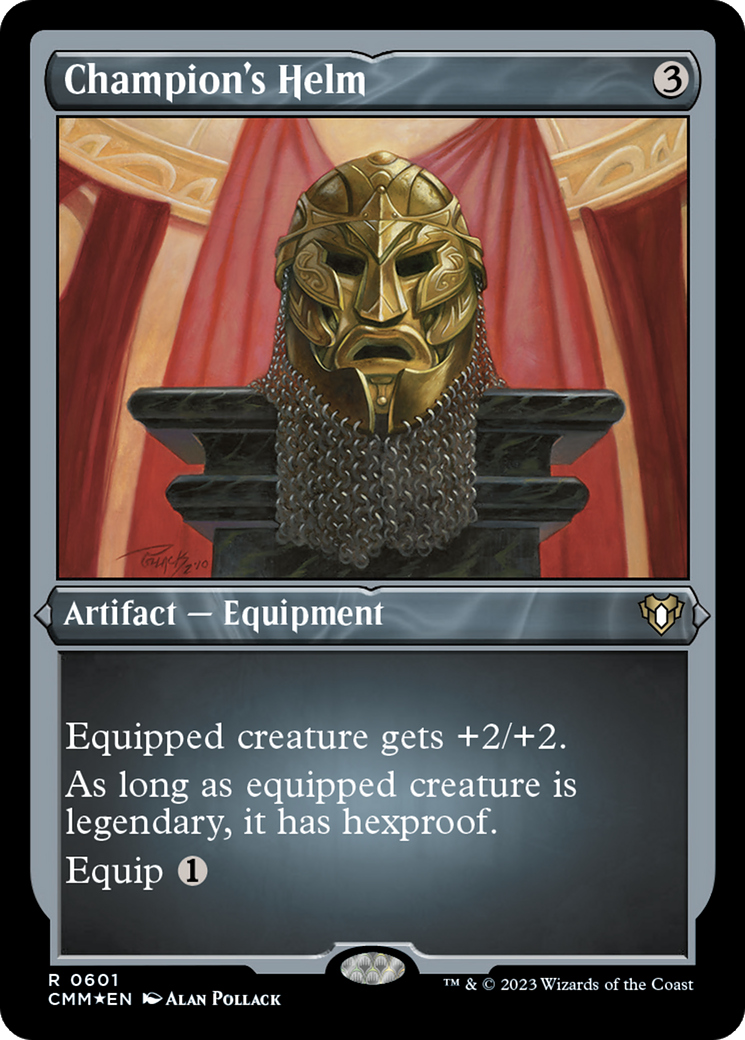 Champion's Helm (CMM-601) - Commander Masters Etched Foil-1