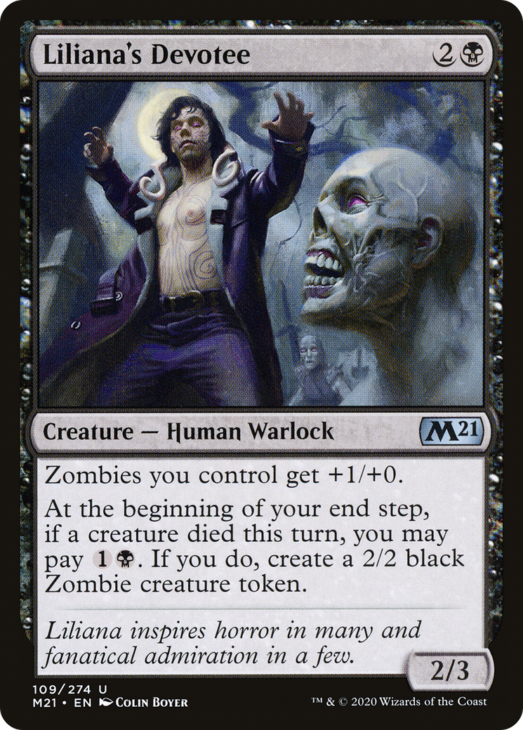 Liliana's Devotee [Core Set 2021]-1