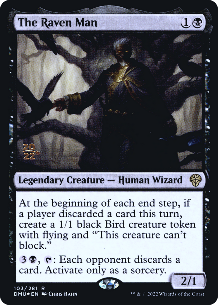 The Raven Man [Dominaria United Prerelease Promos]-1