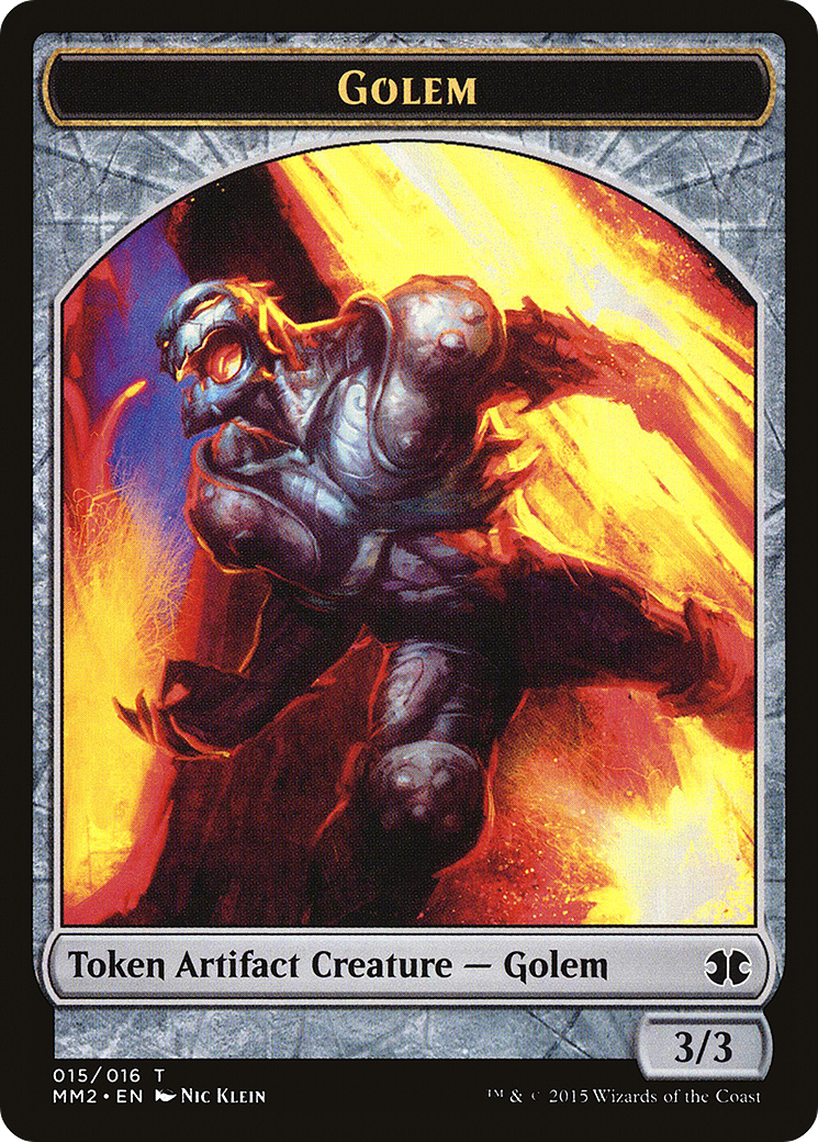 Golem Token [Modern Masters 2015 Tokens]-1
