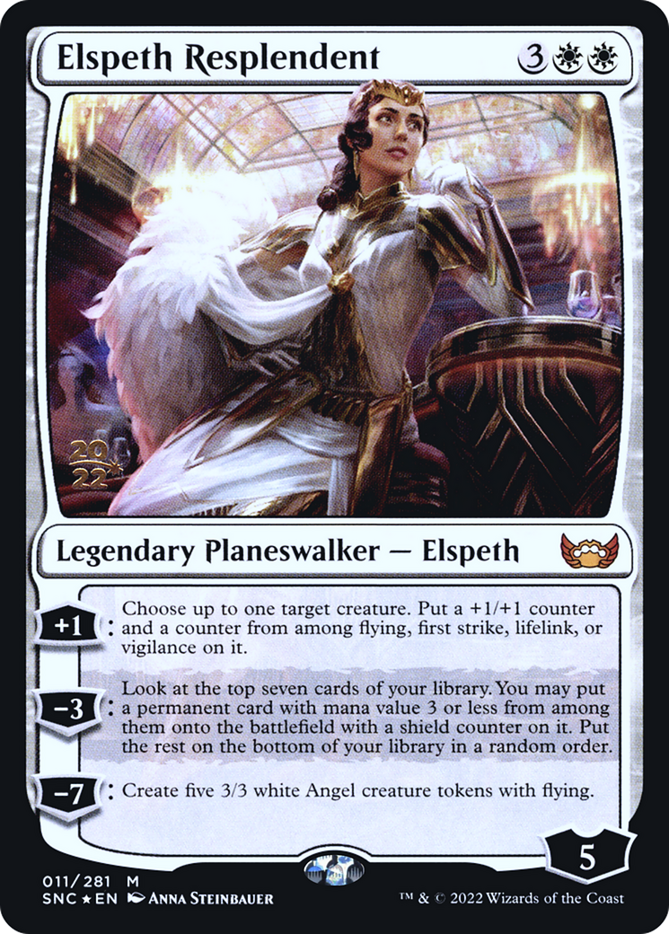 Elspeth Resplendent [Streets of New Capenna Prerelease Promos]-1