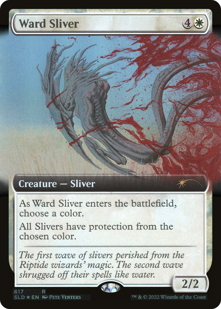 Ward Sliver (Extended Art) (SLD-617) - Secret Lair Drop: (Extended Art) Foil-1