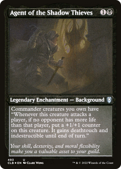 Agent of the Shadow Thieves (CLB-493) - Commander Legends: Battle for Baldur's Gate Etched Foil-1