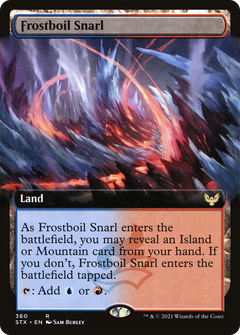 Frostboil Snarl (Extended Art) [Strixhaven: School of Mages]-1