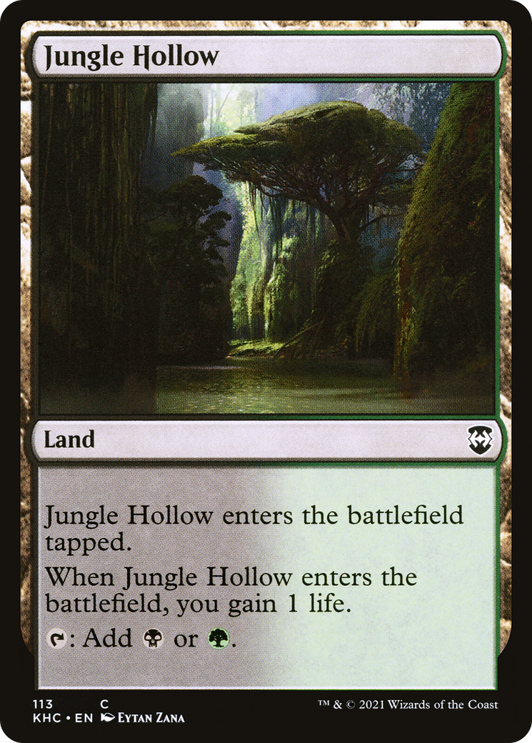 Jungle Hollow [Kaldheim Commander]-1