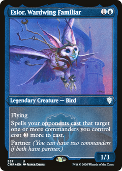 Esior, Wardwing Familiar (Etched) [Commander Legends]-1