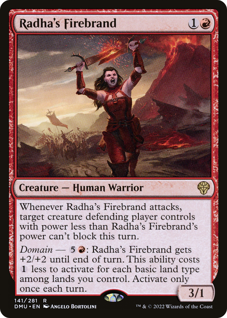 Radha's Firebrand [Dominaria United]-1
