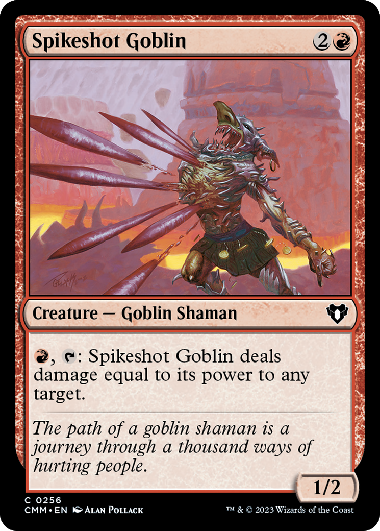 Spikeshot Goblin [Commander Masters]-1