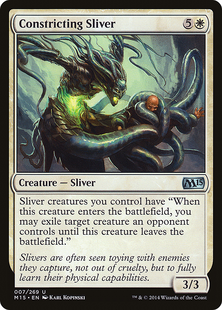 Constricting Sliver [Magic 2015]-1