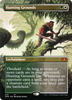 Hunting Grounds (Borderless Alternate Art) [Dominaria Remastered]-1