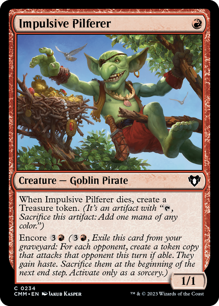 Impulsive Pilferer [Commander Masters]-1