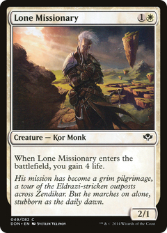 Lone Missionary [Duel Decks: Speed vs. Cunning]-1