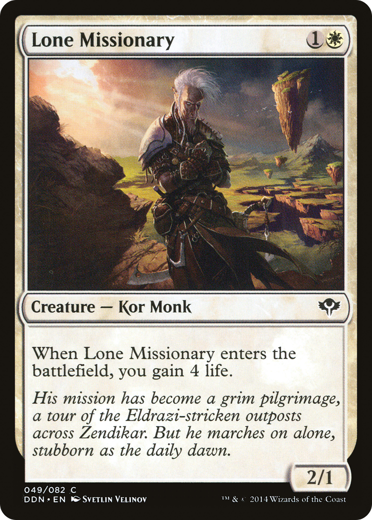 Lone Missionary [Duel Decks: Speed vs. Cunning]-1